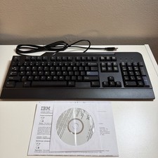 IBM 01LK315 Preferred Pro USB Keyboard Full Size 104-Key Wired USB Black - New picture