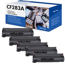 5x CF283A Toner Compatible with HP LaserJet MFP M127fw M127fn M125rnw M225dw picture