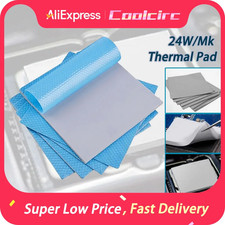 24W/Mk Thermal Pad 80X40Mm/100X100Mm Size for GPU CPU Radiator Cooling Conductiv picture