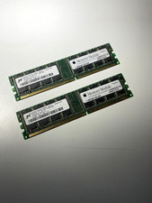 Apple M9651G/A MT8VDDT3264AG-40BG4 200535 DDR Memory 256MB - USED x2 picture