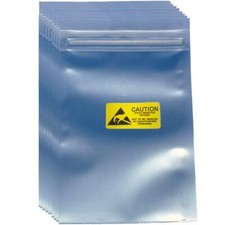 100pcs 3.93X5.9in(10X15cm) Anti Static BagsESD Bags Resealable for SSD HDD w picture