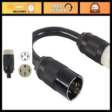 50 Amp 125/250V Shore Power Adapter, 1.5ft Locking Plug to NEMA 14-50R Connector picture