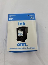 New Sealed HP Ink Onn. Black Cartridge 61 EXP 02/2026 Fast/Free Shipping picture