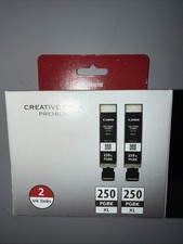 Canon Creative Park Premium 2 Ink Cartridges 250XL PGBK Black 22 ml NEW IN BOX picture
