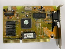 VINTAGE 1990 OAK TECHNOLOGY OTI067 256K EXP 512K ISA VGA CARD IEWOAKELC-2 MXB18 picture