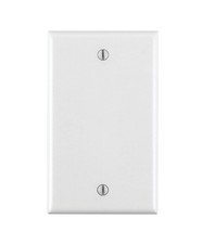 Leviton 1-Gang No Device Blank Wallplate, Standard Size, Thermoplastic Nylon, Bo picture