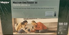Maxtor OneTouch III 500GB External Hard Drive USB 2.0 Desktop Storage Kit picture