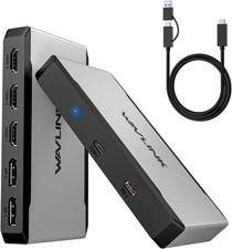 3 Monitor Docking Station, WAVLINK triple monitors adapter for M1/M2/M3/M4 T33-3 picture
