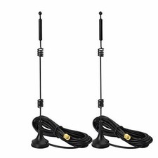 2,Dual Band WiFi 2.4GHz 5GHz 9dBi Magnetic Base RP-SMA Male Antenna for Wireless picture