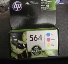 HP Genuine Original 564 Ink Cartridges Cyan Magenta Yellow (Tri-Color) N9H57FN picture