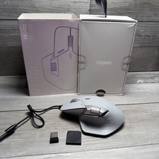 RAPOO MT760L Grey Multi-mode Wireless Mouse Switch between Bluetooth MSRP$120@5 picture