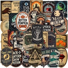 100PCS Halloween Potion Label 2 to 3 inches, Stickers picture