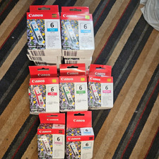 Lot of 20 GENUINE CANON 6 BCI Ink Cartridges New Sealed See description & photos picture