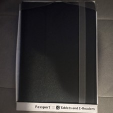 Griffin Passport XL Folding Folio Case Black Synthetic Leather Universal XL picture