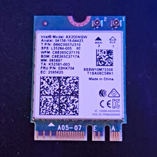 Intel AX200NGW Wi-Fi 6 (802.11ax) M.2 Card Dual Band + Bluetooth 5.2 picture