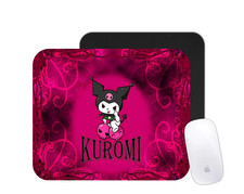 Kuromi Mouse Pad | Cute Gothic Cartoon Desk Mat | Custom Anime Gift picture