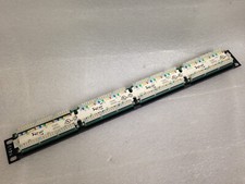 ICC T568A CAT 5e 24 PORT PATCH PANEL RACK MOUNTABLE picture
