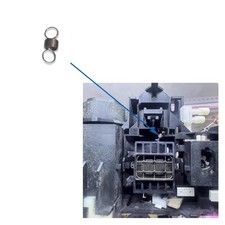 2Pcs Spring L1800 DTF Printhead Cap Top Waste Ink Pad Capping Station Compati... picture