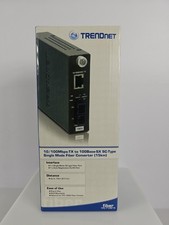 TRENDnet 100Base-TX to 100Base-FX Single Mode SC Fiber Media Converter (15 Km) picture
