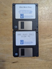 Vintage One Must Fall 3.5 Floppy 2 Disc Game 1994 RARE B&N Companies VG picture