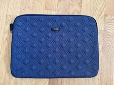 TUMI Quilted Laptop Sleeve Cover Retail Navy Blue NEW picture