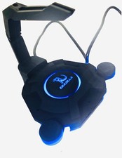 GAMING KRAZILLA KZM-HB30 BLUE L.E.D. MOUSE BUNGEE w/USB 2.0 HUB FACTORY SEALED picture