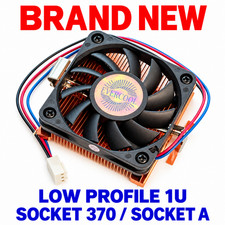 EverCool Socket-370 Socket-A 1U Low Profile Copper CPU Cooler picture