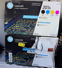 (Lot of 2) HP 201A CF400AQ1 Genuine Toner 4-Pack BK/C/Y/M for LaserJet picture