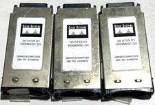 Lot of 3 Cisco 30-0759-01 WS-G5484 1000BASE-SX GBIC Module – IBM PN 21H9876 picture