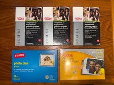 HUGE Photo Paper Lot HP Epson Kodak Office Depot Staples 4x6 Glossy 2000+ Sheets picture