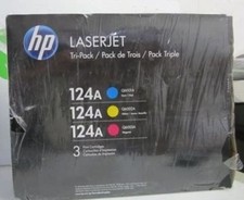 HP 124A LaserJet Tri-Pack Q6001A, Q6002A, Q6003A - CE257A - New in Box picture