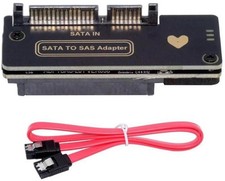 SATA to SAS Adapter for SAS Hard Disks to Motherboard SATA Converter Adapter NIB picture