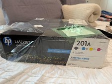 HP 201A Black, Cyan, Magenta, Yellow Toner Cartridges for HP Printers (4-Pack) picture