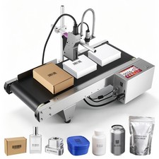 Inkjet Coding Machine with Mini Conveyor Belt, 2-12.7mm Online Inkjet Printer picture