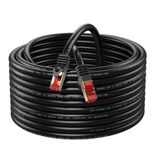 Cat6 Outdoor Ethernet Cable 200ft,Outdoor Shielded Grounded UV Resistant Waterpr picture