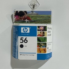 Genuine HP Invent 56 Black Ink Cartridge Inkjet Print New Sealed EXP MARCH 2000 picture