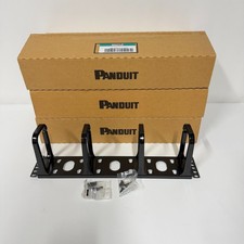 Lot of 3x Panduit CMPHH2 Horizontal Single-Sided Cable Manager 2RU 5.6