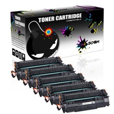 5 Black Toner Cartridges replace for HP Q7553A 53A LaserJet P2015 Series Printer picture