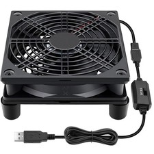 Wathai Cooling Case Fan for Receiver DVR Xbox TV Box Router 120mm x 25mm 5V... picture