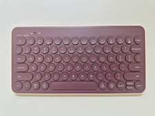 Heyday Compact Wireless Keyboard Dark Cherry with Bluetooth, and USB adapter. picture