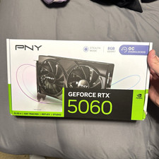 PNY NVIDIA GeForce RTX 5060 8GB GDDR7 Overclocked PCIe HDMI GPU picture