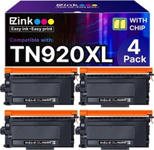 TN920XL 4 Pack Black Toner Cartridge Compatible For Brother HL-L5210DN picture