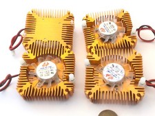 4 Pieces copper 12v 55mm 2PIN Aluminum Cooling Fan Heatsink Cooler VGA CPU A8 picture