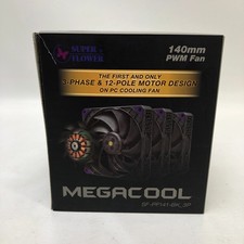 New MEGACOOL Super Flower 140mm PWM Fan SF-PF141-BK_3P picture