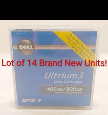 Lot of 14 Dell 0HC591 LTO Ultrium 3 Data Cartridge Tape 400/800GB OEM New Sealed picture