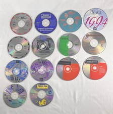 Vintage 90s PC CD-ROM Software & Game Lot (14 Discs) Packard Bell OEM Bundle picture