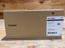 Genuine Canon PFI-706BK Black Ink Tank For iPF8300/8300s/8400/8400s Exp. 05/2025 picture