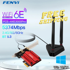 FENVI WiFi 6E AX210 5374Mbps PCIe WiFi Card Bluetooth 5.3 2.4/5/6GHz picture