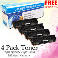 4 Pack CRG 125 Toner Cartridge For Canon 125 ImageClass MF3010 LBP6000 LBP6030w picture