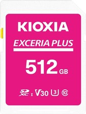 KIOXIA EXCERIA PLUS SD Card 512GB Made in Japan UHS-I U3 V30 Class 10 SDXC picture